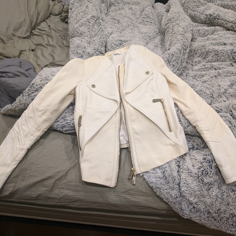 White Leather Jacket - image 1